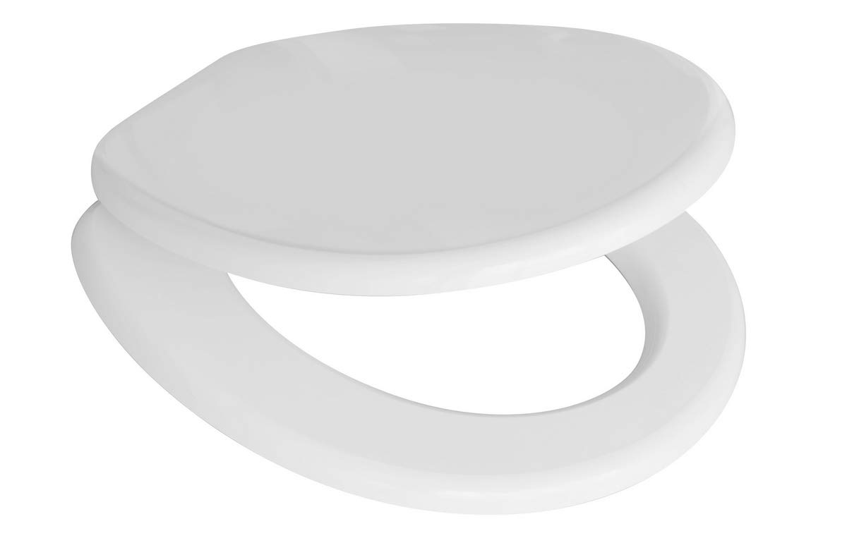 Ferramenta Beltrami Sedile WC per Globo Vaso Bonsai Forma 2 Bianco