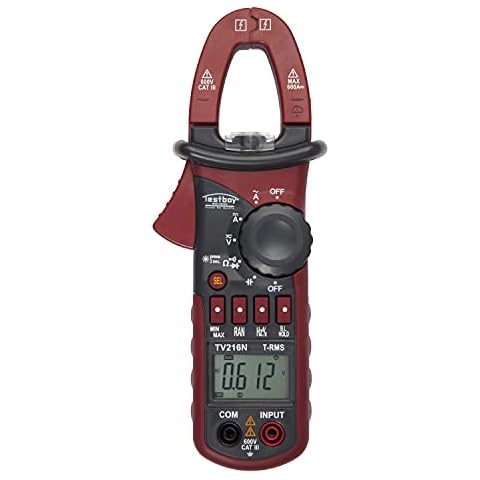 Testboy TV 216 N Digitales Miniatur-Zangenamperemeter with Tasche Digital Clamp Meter Cover