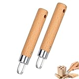 Holzschnitzmesser, Schnitzmesser Mit Runder Klinge, Kinder Schnitzmesser Mit Holzgriff, Feines Schnitzen, Verhindert Verletzungen, Geeignet Für Holzschnitzen, Seifenschnitzen