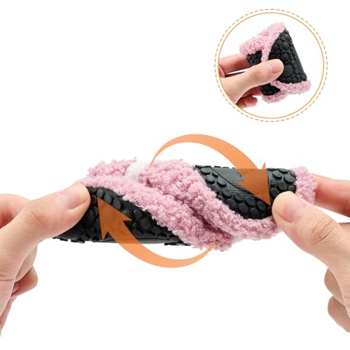 Image of ANLUKE Kids Toddler Slippers Boys Girls Indoor House Shoes Non-Slip Slippers Socks Outdoor Warm Walking Shoes