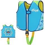 OSHYLE Schwimmweste für Kinder, Kleinkinder, Schwimmflügel, Weste mit Sicherheitsgurt, Auftriebshilfe (OSY001-25MO, M(3-6))