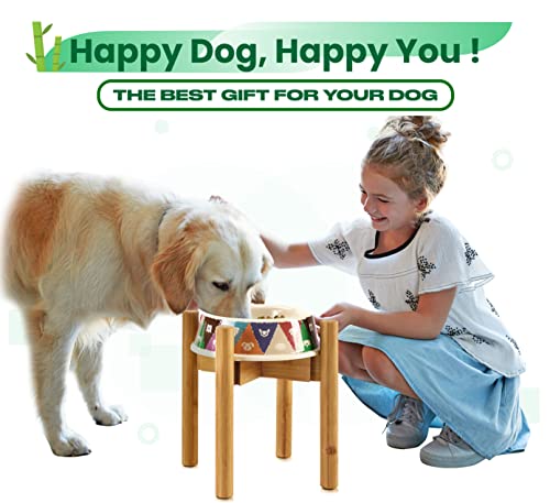 Dog Feeder Bowl Stand for Small to Medium Dogs - Adjustable Width Fits 6 to 8 Inches Bowls, Holder for Raised Elevated… - Image 5