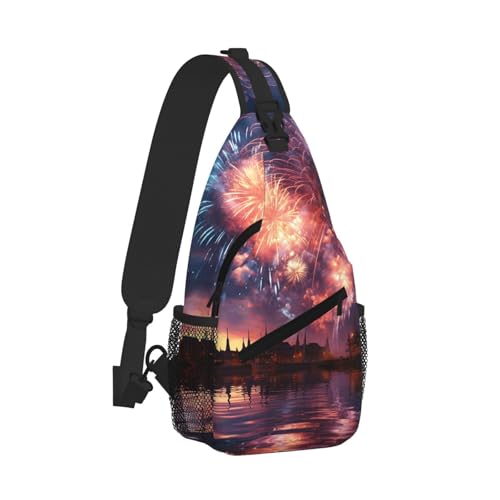 Morrales Crossbody Sling para Mujeres y Hombres miniatura 2