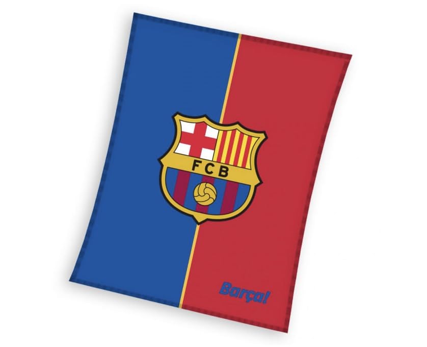Plaid Barcelone 160x130cm pour ne plus avoir froid pendant les matchs