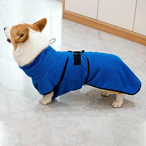 Albornoz para perro con toalla súper absorbente y bata suave de secado rápido para cachorro 4