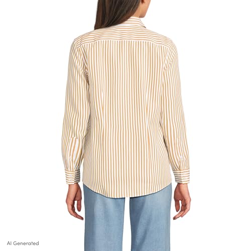 Image of Lands' End Women's Pinwale Cord Long Sleeve Shirt