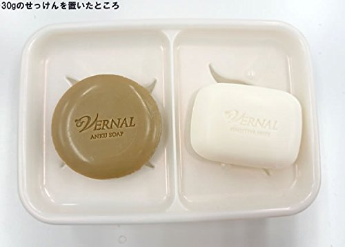 Amazon｜ヴァーナル ソープディッシュ 石鹸置き パールホワイト 洗顔