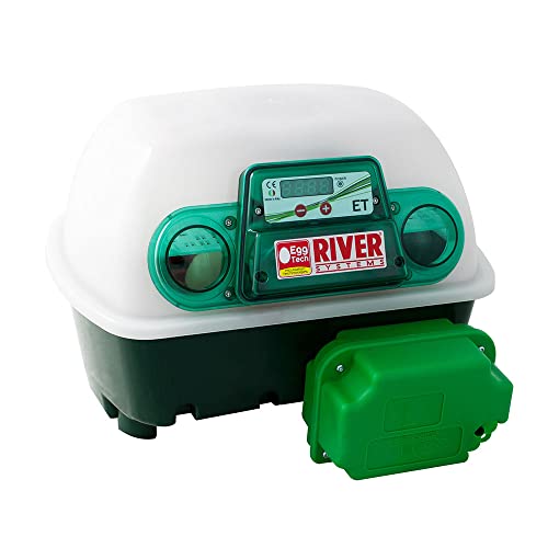 Incubadora digital ET12 con unidad giratoria OVOMATIC - River Systems - Capacidad 12 huevos de tamaño mediano o 48 pequeños