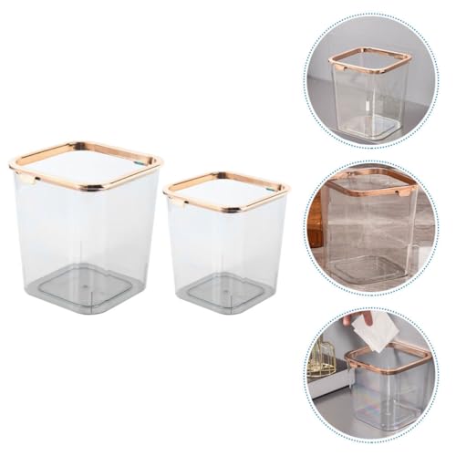Set 2 Canecas de Basura para Mascotas Transparente Abaodam miniatura 7