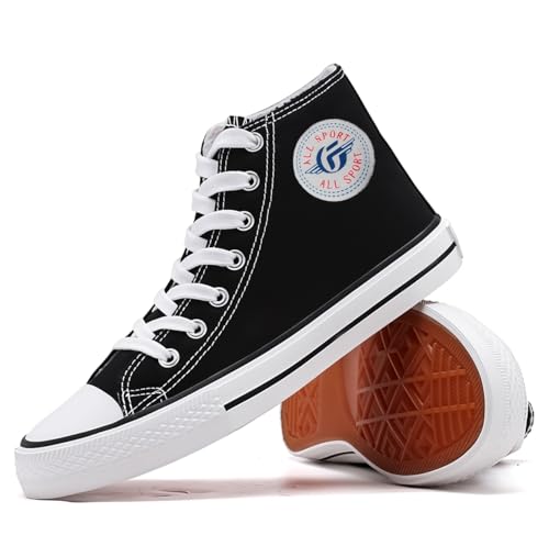 Image of Long High Top Canvas Men Sneakers