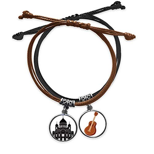 Pulsera de Moscú con amuleto de guitarra el regalo perfecto para músicos