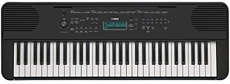 YAMAHA PSR-E360 Portable Keyboard, Dark Walnut finish