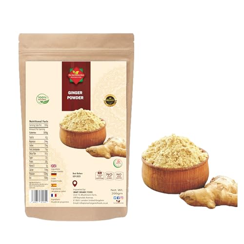 Ginger Ground (200g/ 7.05oz) | Ideal for Cooking and Tea | Gently Ground from Dried Ginger | 100% Natural | Premium Quality