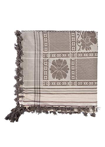 Image of Merewill Cotton Shemagh Tactical Desert Wrap Keffiyeh Head Neck Arab Scarf For Men 49 inchx49 inch