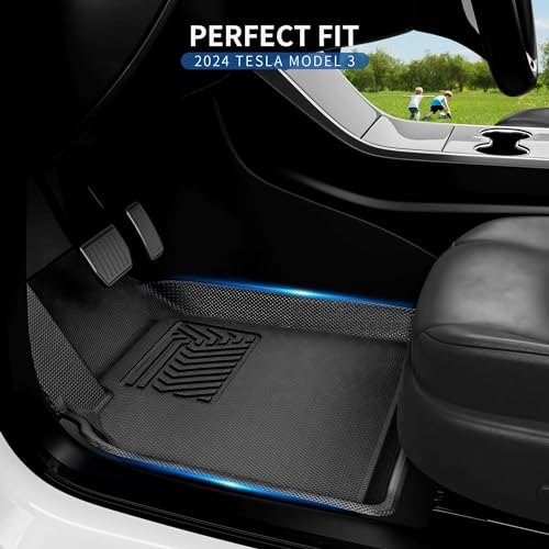 Oedro MAOEDFNZUE Floor Mats Fit For Tesla Model 3 Highland 2024 2025 thumb #2