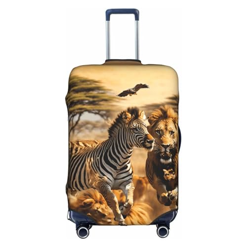 Zebra Animal Print Decorative Travel Luggage Cover Concealed Zipper Suitcases Anti Scratch Dustproof