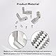 Lyivisk 12Stück T-Nut Innenwinkel mit 36 Schrauben Aluminium Profil 2020 M5 Eckverbinder 90° L-Form Inneneckverbinder Zinklegierung Inneneckverbinder für Aluminiumprofil 20Serie