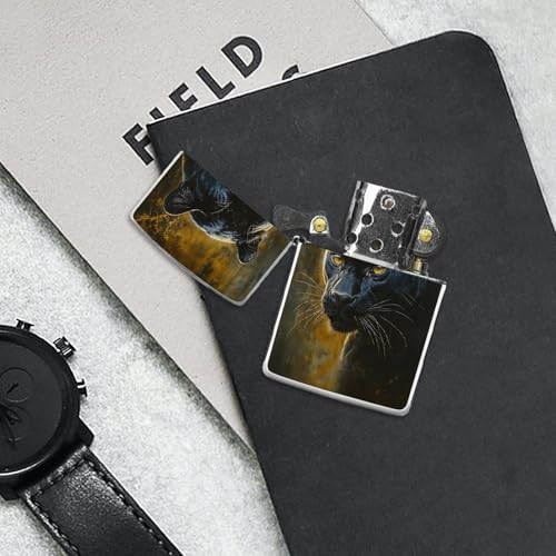 Funda para encendedor de cobre clásico Black Panther miniatura 7