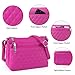 TANTOMI Purses for Women Magenta Crossbody Bags for Women Medium Crossbody Purses Shoulder Bags with Multi Zipper Pocket