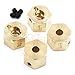 Yeah Racing Brass Hex Adaptor 9mm Offset 7.8g Each for 12mm Hex Wheels 4pcs #WA-038