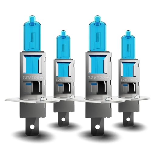 Image of Headlight Bulbs Fit For Honda CR-V 2005-2006, H1 H1 High Low Beam Combo, Super Bright 5500K White Light High Performance Halogen Light Bulbs, 4PCS