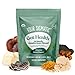 Four Sigmatic 10 Mushroom Blend - Lions Mane,Reishi, Cordyceps, Chaga, Enoki, Maitake, Shiitake, Tremella, Meshima, Agaricus Blazei,dual-extracts, 60 gram, 30 servings, new tin box, discontinuing bags