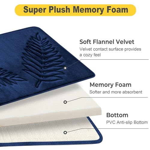 Tapis de douche absorbant et séchage rapide pour sol de salle de bain