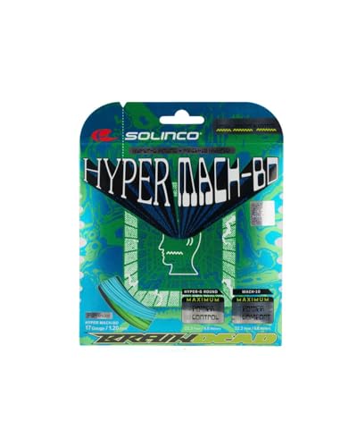 Solinco x Brain Dead *Hybrid* Hyper-G Round 17G - Mach 10 17G Tennis String