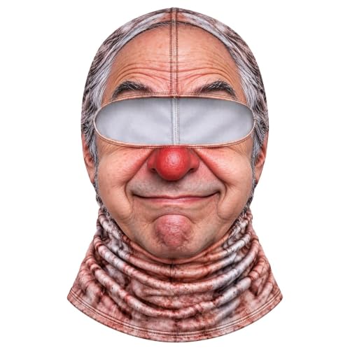 Motorcycle Balaclava Face Mask Men Women 3D Print Funny Realistic Ski Masks - image 1