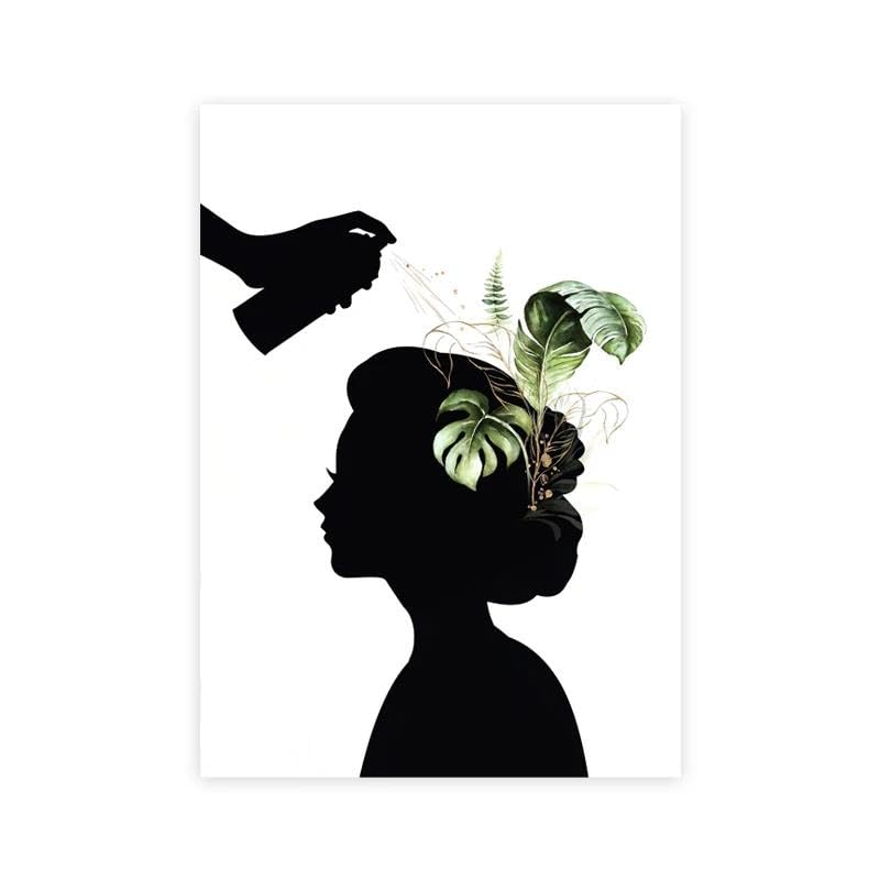 Toile de coiffure verte pour illuminer le mur de votre salon de coiffure