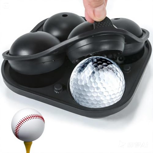 Molde de Silicona para Hielos en Forma de Béisbol miniatura 1