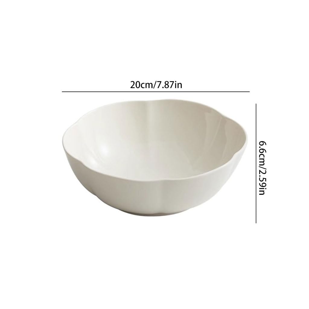 Miski do zupy Ceramiczna miska do sałatki domowej, miska na zupę o dużej pojemności, wysokiej jakości miska na owoce, miska na makaron miski obiadowe