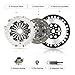 CMP Stage 1 Street Clutch Kit with Chromoly Flywheel for Saab 2005 9-2X, Subaru 2004-2005 Baja Forester 2002-2005 Impreza WRX 1991 Legacy 2.0L 2.2L 2.5L 4cyl Turbo EJ205 EJ22 EJ255 5-speed