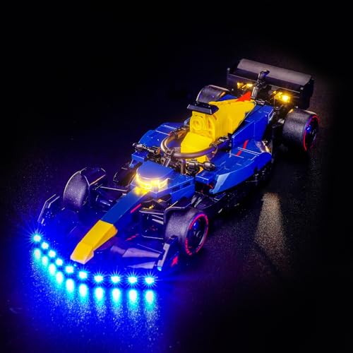 Image of Upgraded Led Light Kit Compatible with LEGO Oracle Red Bull Racing RB20 F1 Race Car Building Set, Lights Decoration Compatible with LEGO 77243 (Model Not Included)