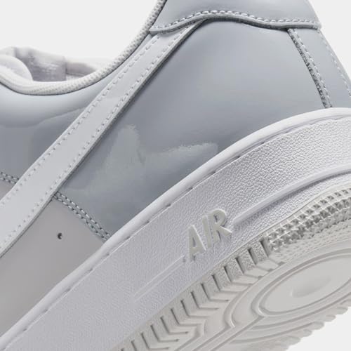 Image of Air Force 1 Mens Basketball Shoes (Wolf Grey /White) (HV9405-001, Size 6