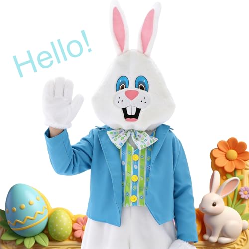 Disfraz de Conejo de Pascua para Niños Unisex miniatura 2
