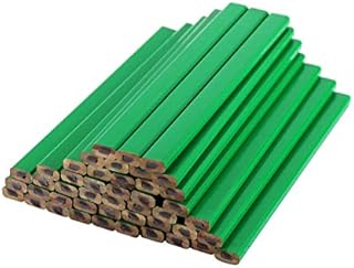 HFS (R 72PCS Green Professional Medium Carpenters Pencil Hard Carpenters Brickies Brick Layers Pencils Set 7"(175mm)