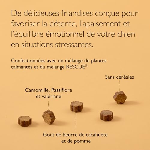 Rescue Pets – Leckerli für Hunde – Ruhe für Reisen, Lärm, Einsamkeit, Tierarztbesuch – Vegan & ohne Alkohol – Natur