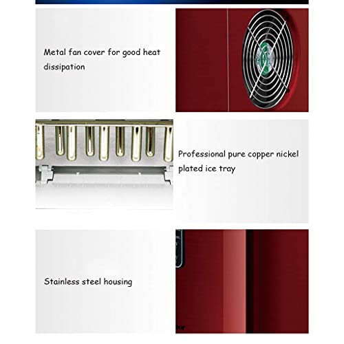 MHGD Eismaschine für die Arbeitsplatte, 9 Eiswürfel in 8–10 Minuten fertig, 26 Pfund Kugeleiswürfel in 24 Stunden – Bild 8