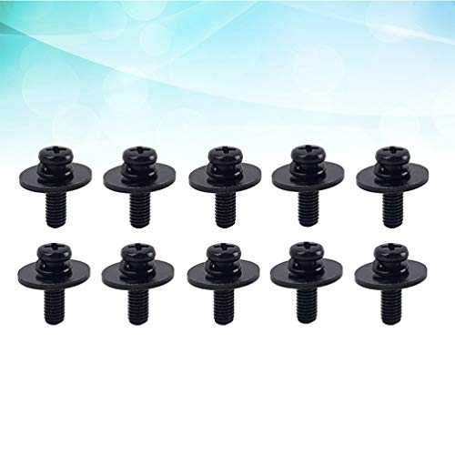 image for Exceart 10pcs Drum Mounting Screws with Washers for Drum Lugs Black, 1