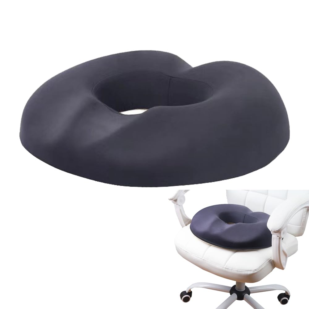 WZLL.SLSP Donut Pillow Hemorrhoid Tailbone Cushion,Donut Pillow for Tailbone Pain Relief, Pressure Relief Seat Cushion for Office Chair,Seat Cushions for Sciatica Donut
