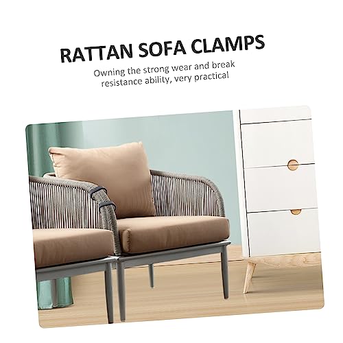 Parliky 12 Pçs Clipe De Cadeira De Vime Prendedores De Cadeira De Vime Conector De Móveis De Pátio B