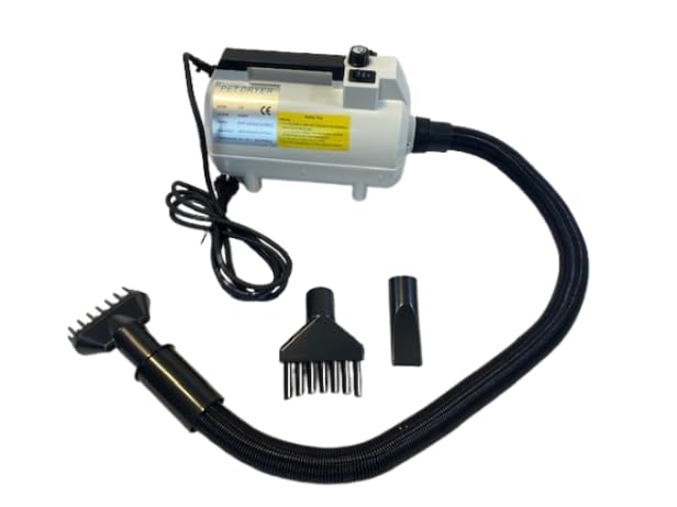 Souffleur à eau Blaster Topmast économe pour séchage de chien noir et blanc