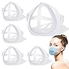 Cool Protection Stand – 3D Mask Bracket – Face Mask Inner Support Frame – Plastic Brackets – More Space for Comfortable…