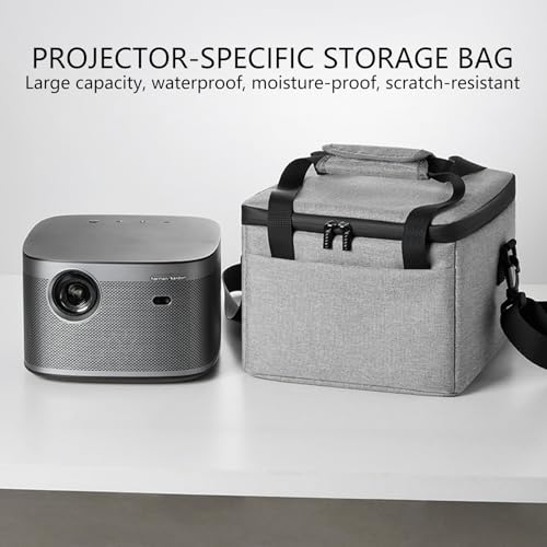 Funda para proyector portátil, bolsa de transporte con compartimentos para accesorios, protección para dispositivos electrónicos miniatura 3