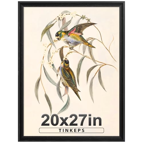 Image of 20x27 Frame for Puzzle Black- Hang Horizontally or Vertically, Perfect 20x27 Picture Frame for Art, Photos, Crafts & Memorabilia