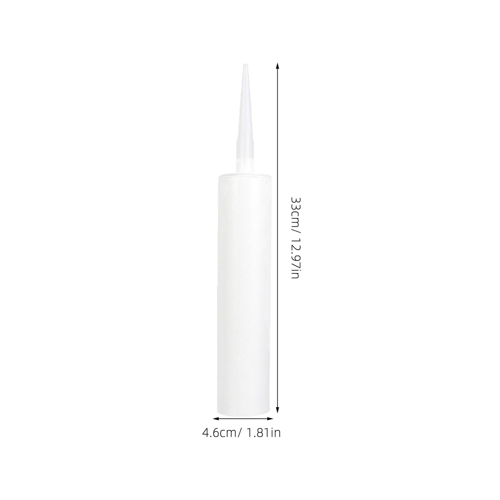 Healeved Tubes de Calfeutrage - Cartouche Douilles, Lot de 9 Tubes de Calfeutrage, Calfeutrage, Buse de Cartouche, Douilles embouts de Remplacement, pour Mastic Adhésif et à Calfeutrer