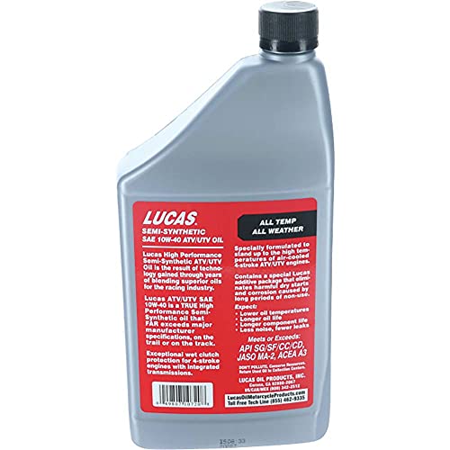 Stens ATV Semi-synthetic 10W-40, 6 botellas de 1 Qt miniatura 3