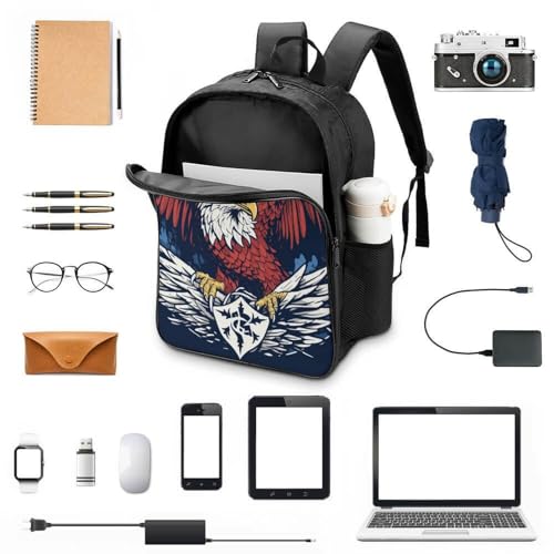 Mochila infantil Eagle para el colegio y excursiones con bolsillos laterales prácticos 4
