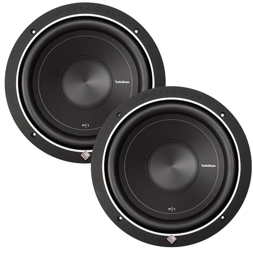 2) ROCKFORD FOSGATE P1S4-10 10